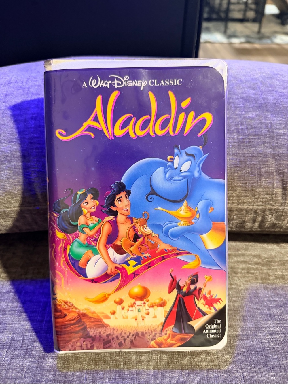 Disney Aladdin Black Diamond VHS 1993 Walt Disney Classic #1662 Vintage